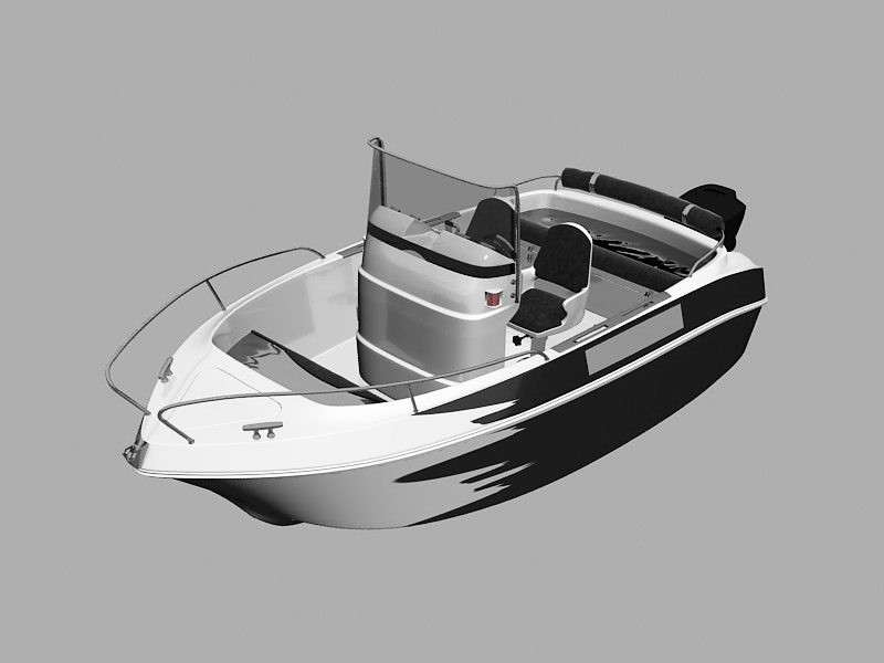 Power Boat 3d model download — 3D model download