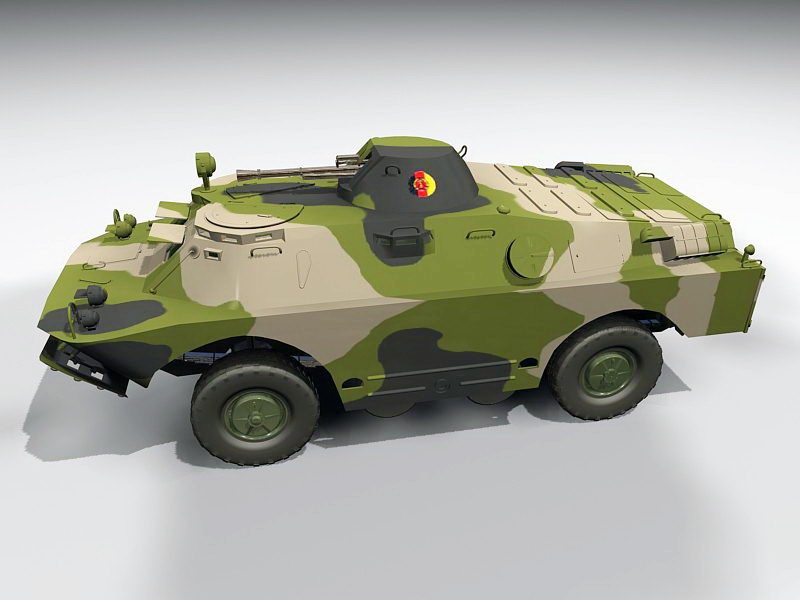 SPW-40 Armoured Personnel Carrier 3d model download — 3D model download