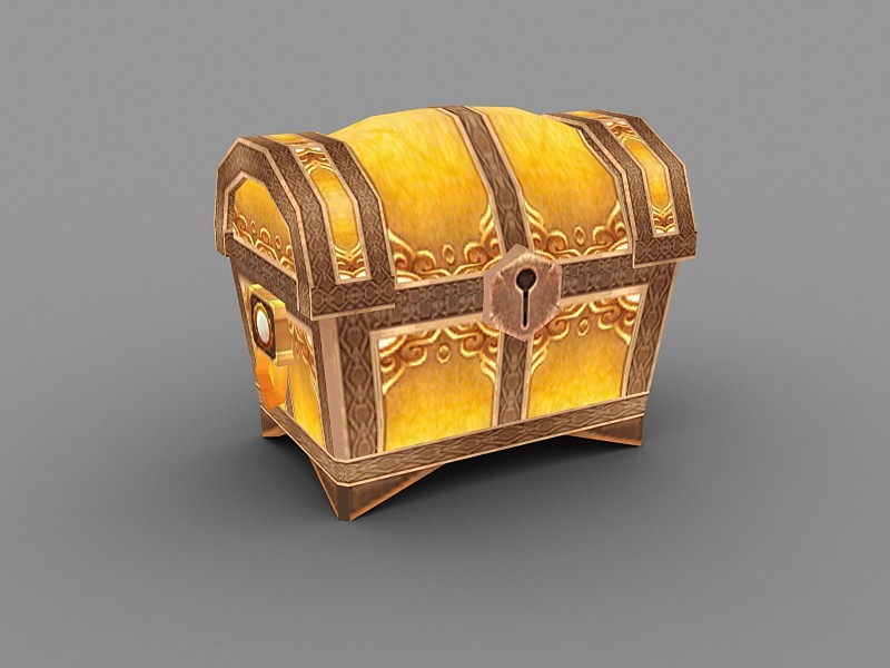 Treasure Chest Box 3d model download — 3D model download