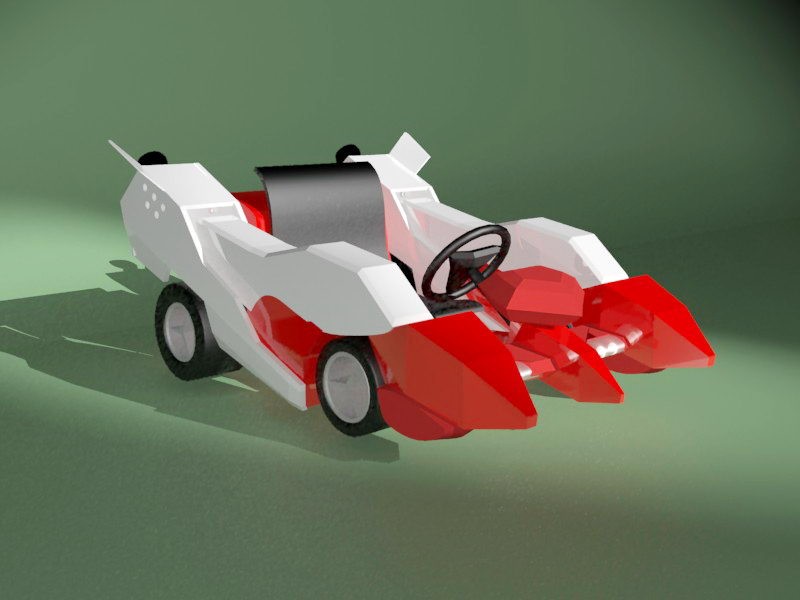 Go-Kart Car 3d model download — 3D model download