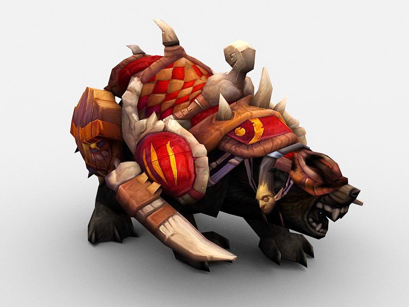 Amani Battle Bear 3d model download — 3D model download