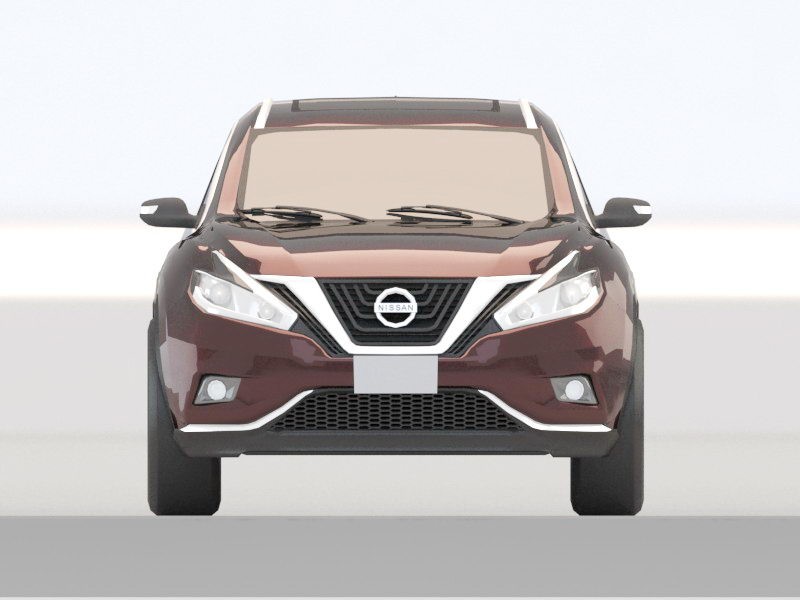 2015 Nissan Murano SUV 3d model download — 3D model download