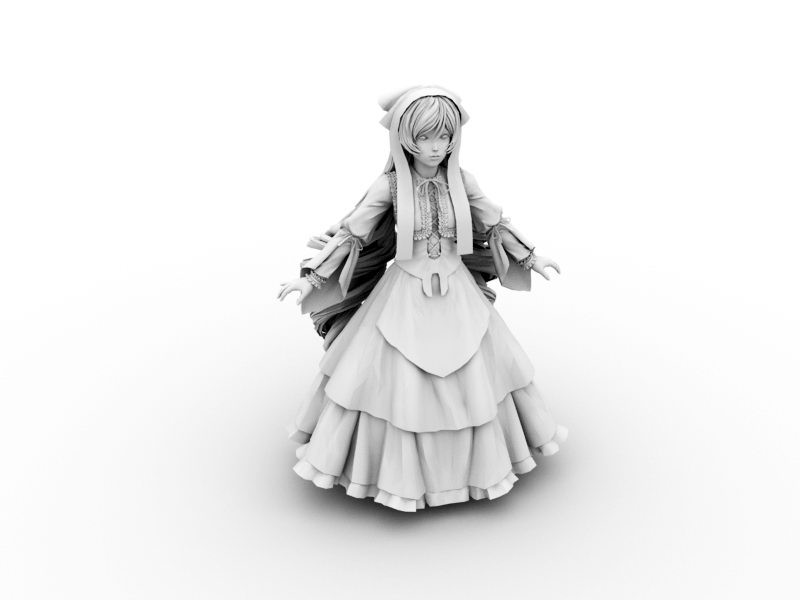 Lolita Girl 3d model download — 3D model download