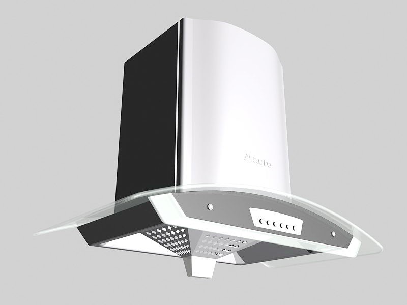 Kitchen Extractor Hood 3d model download — 3D model download