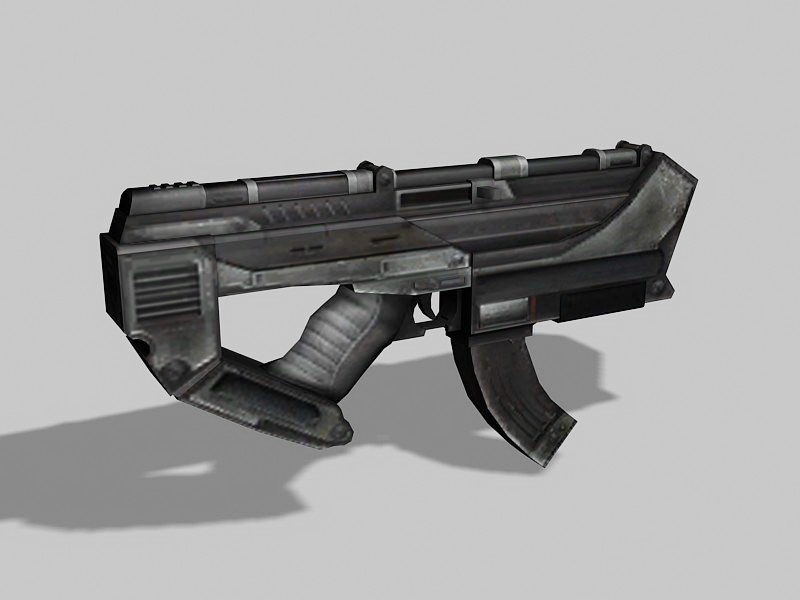 Sci-Fi Handgun 3d model download — 3D model download