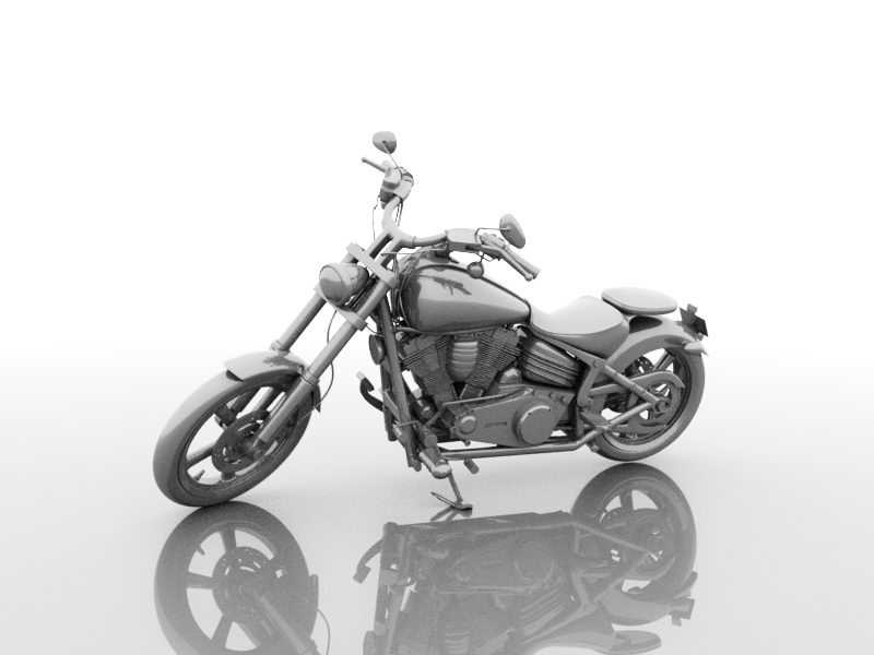 Sport Touring Motorcycle 3d model download — 3D model download