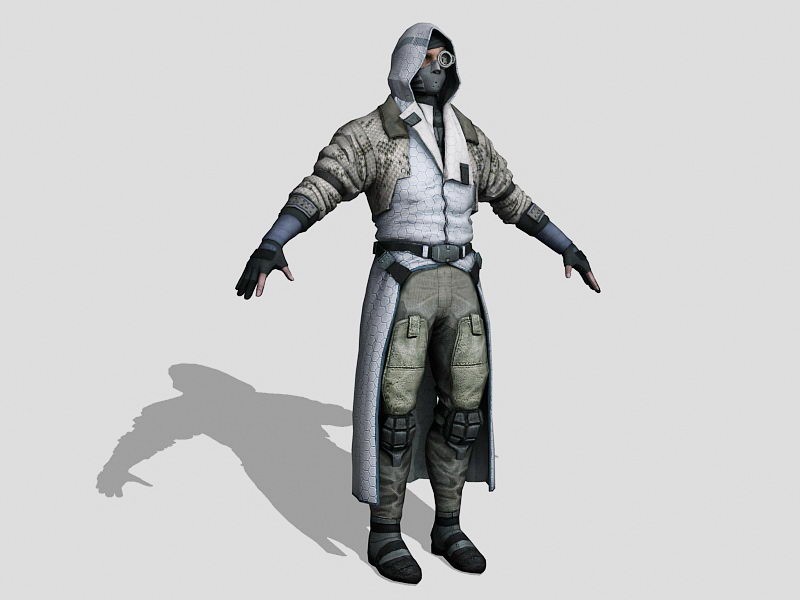 Steampunk Sniper 3d model download — 3D model download