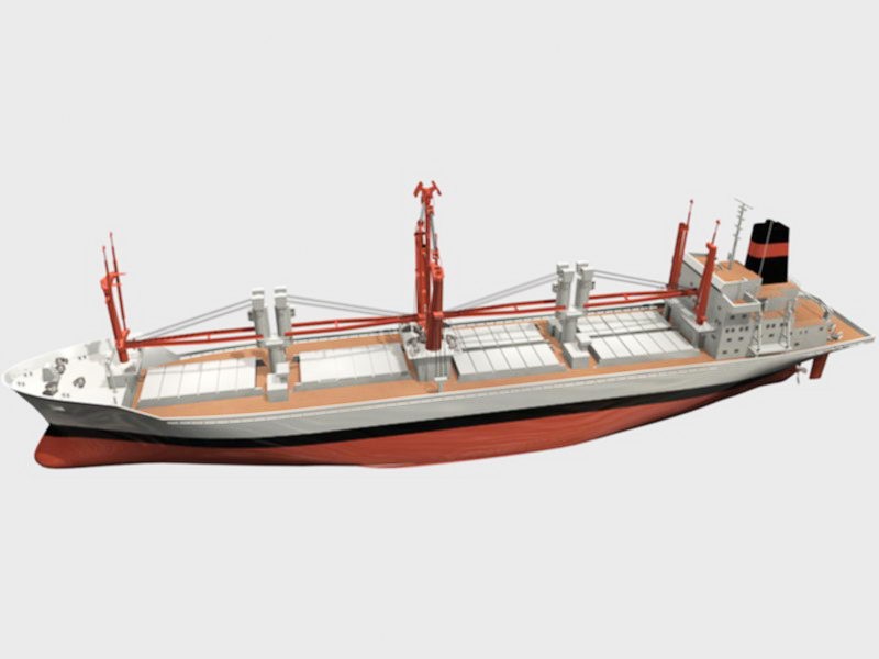 General Cargo Ship 3d model download — 3D model download