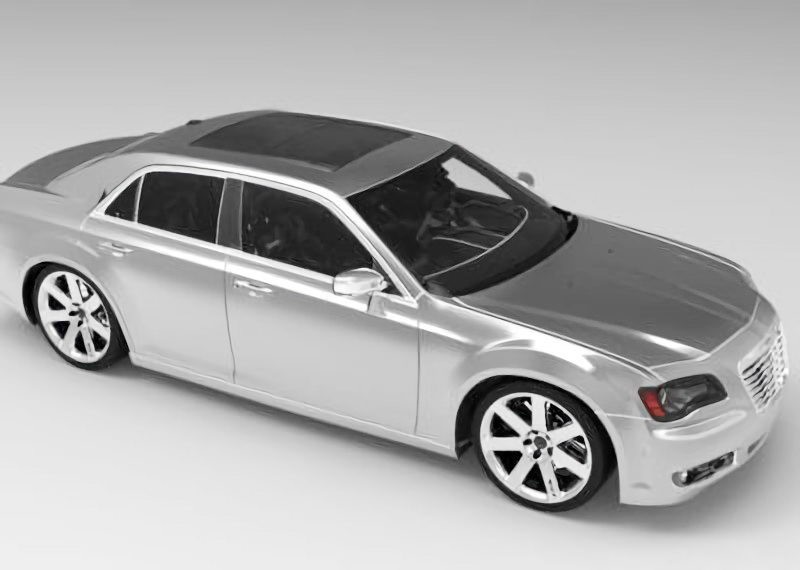 Chrysler 300C Car 3d model download — 3D model download