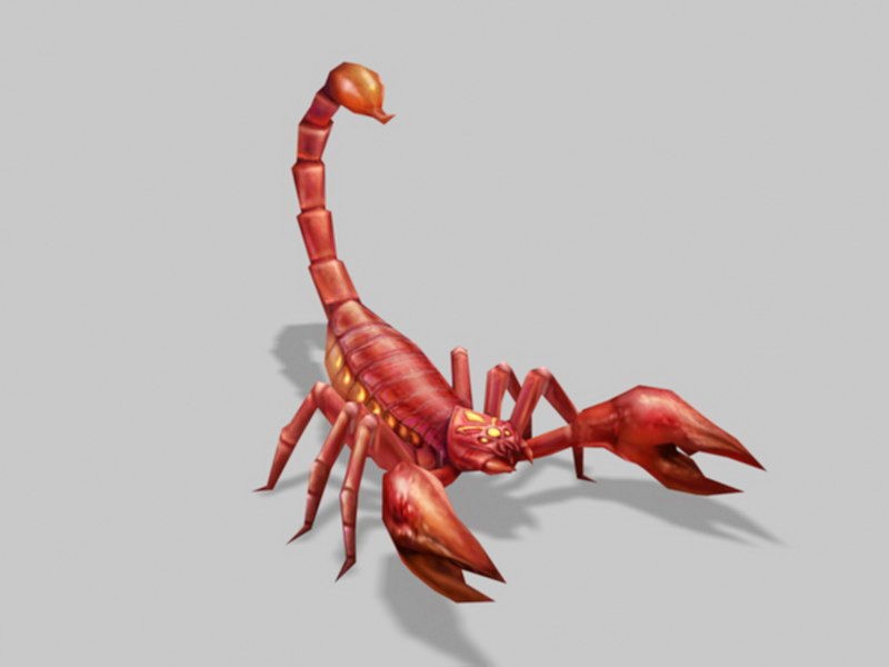Red Scorpion 3d model download — 3D model download