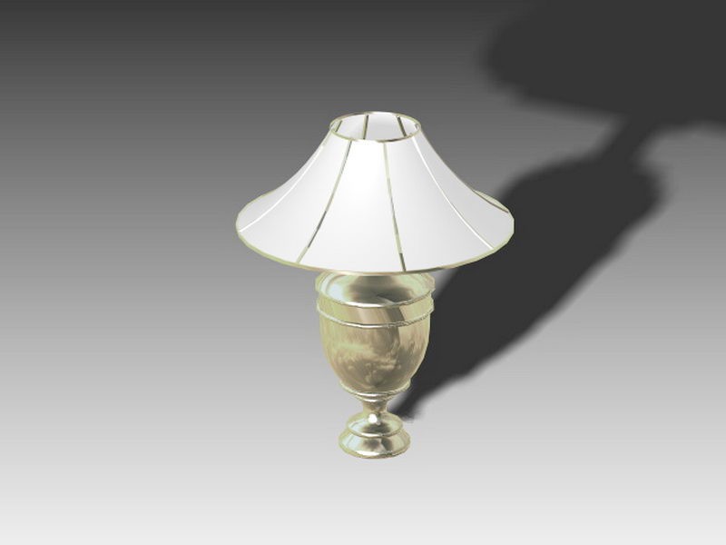 Trophy Table Lamp 3d model download — 3D model download