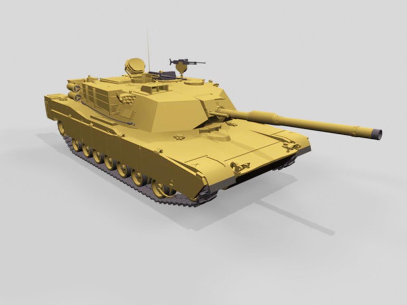 M1A1 Abrams Tank 3d model download — 3D model download