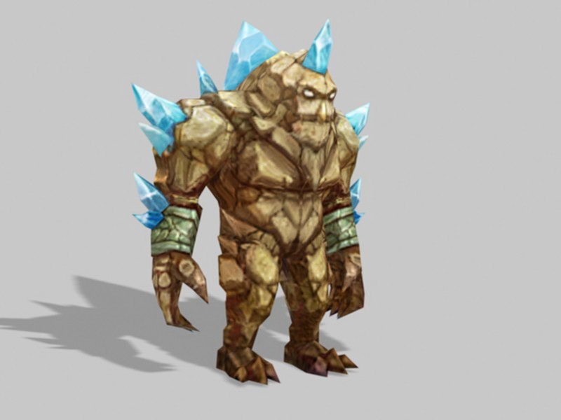 Giant Rock Creature 3d model download — 3D model download