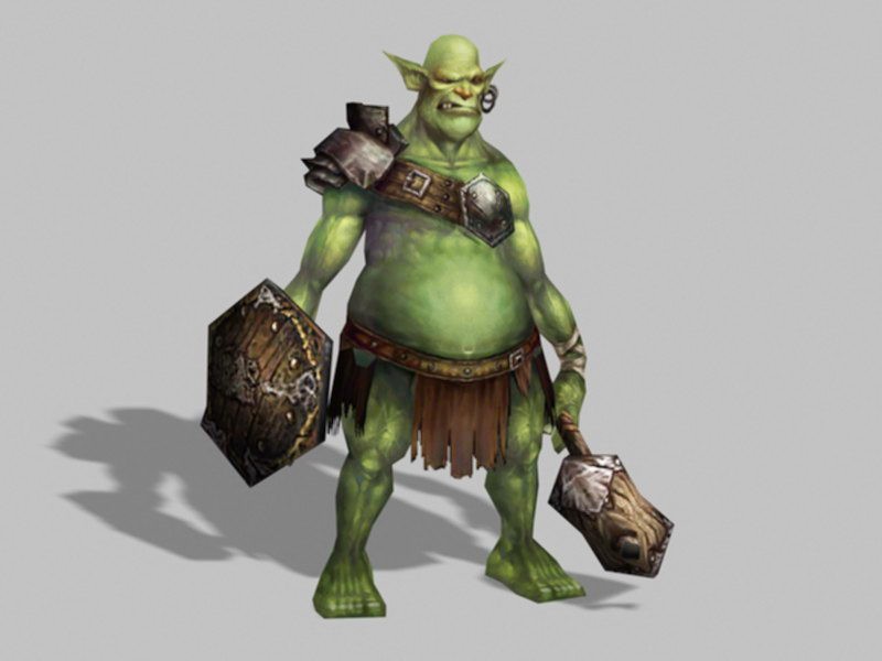 Armored Orc Warrior 3d model download — 3D model download