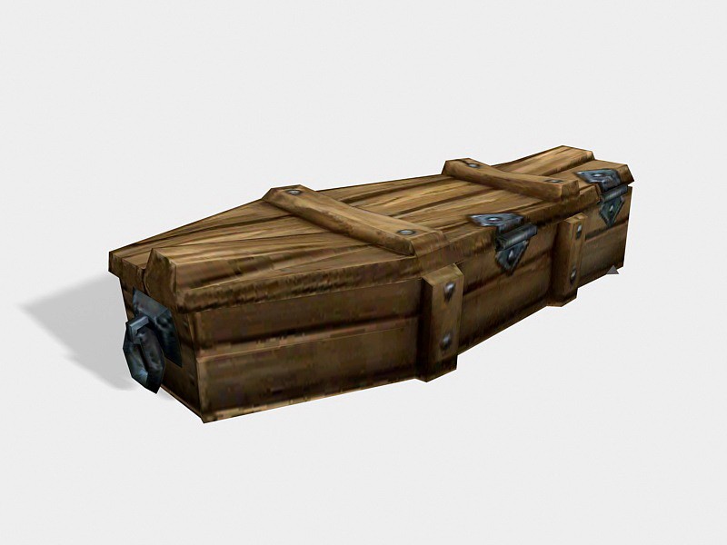 Anime Coffin 3d model download — 3D model download