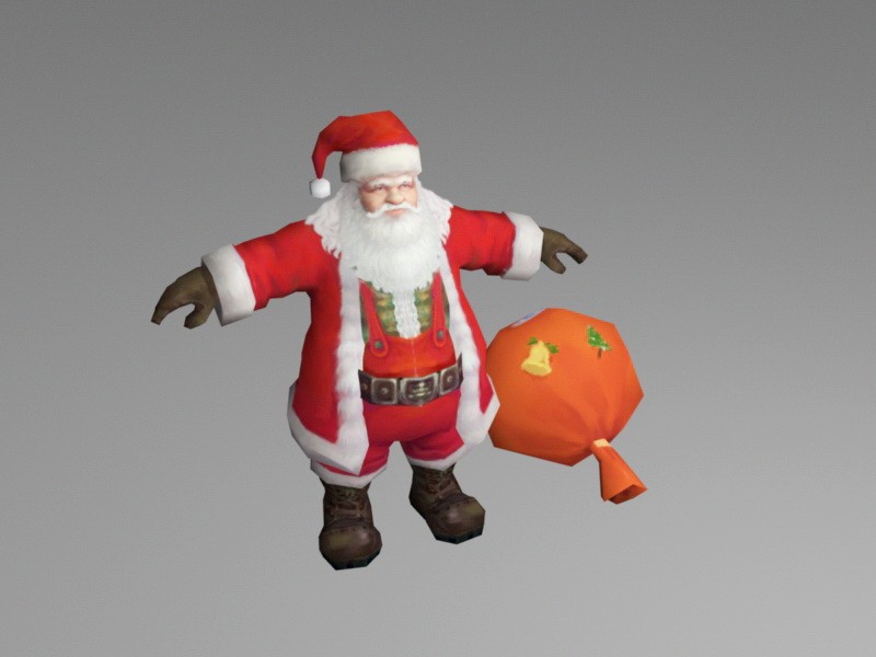 Santa Claus 3d model download — 3D model download