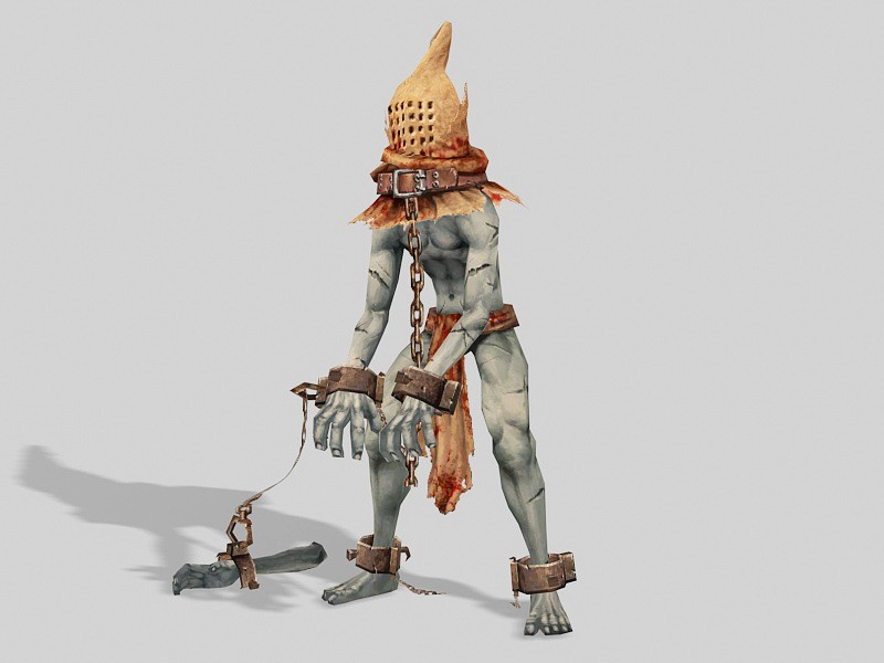 Undead Zombie Prisoner 3d model download — 3D model download
