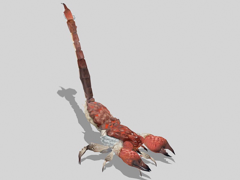 Red Scorpion 3d model download — 3D model download