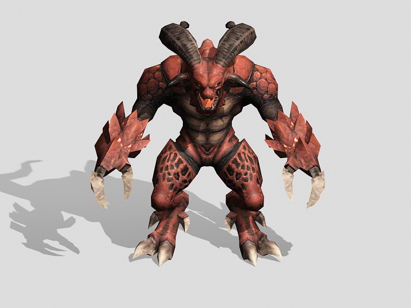 Demon of Hell 3d model download — 3D model download