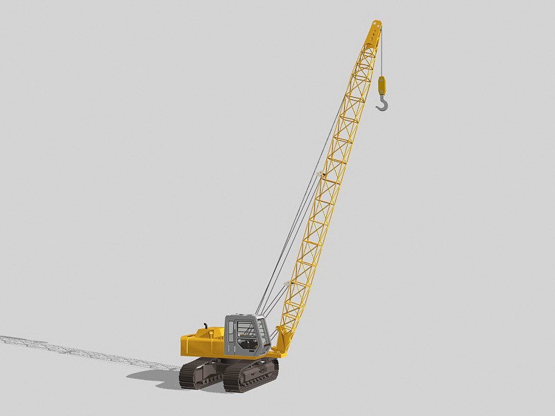 Movable Crane 3d model download — 3D model download