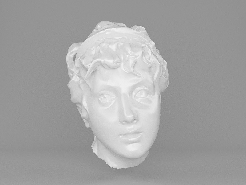 Female Statue Head 3d model download — 3D model download