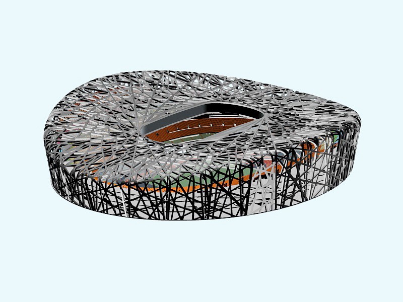 Beijing National Stadium 3d model download — 3D model download