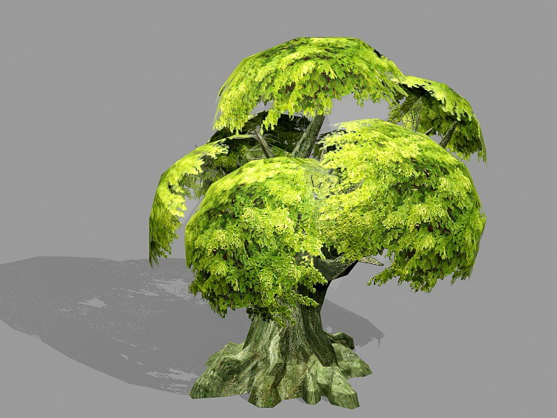 Anime Old Tree 3d model download — 3D model download
