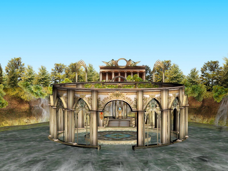 Ancient Temple Ruins 3d model download — 3D model download