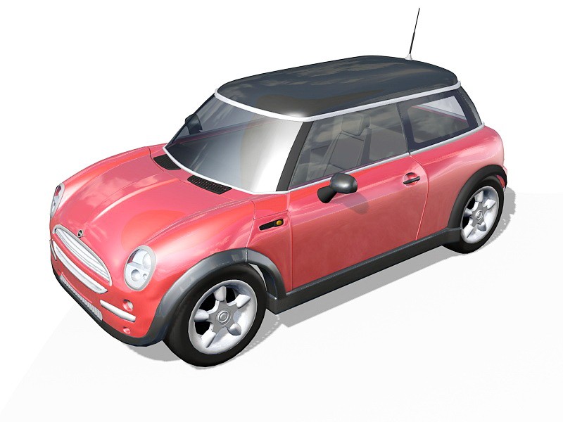 BMW New Mini 3d model download — 3D model download