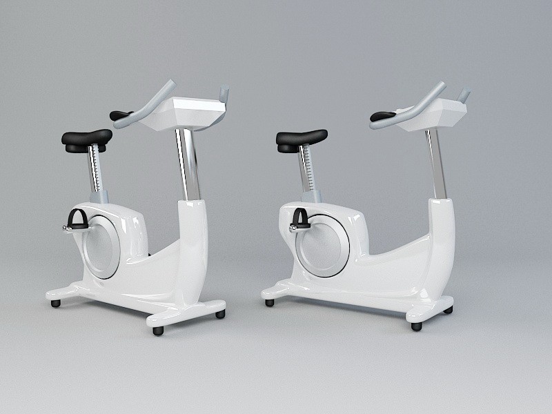 Modern Stationary Bicycles 3d model download — 3D model download