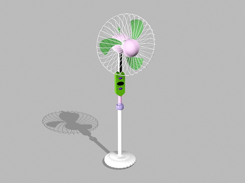 Electric Stand Fan 3d model download — 3D model download