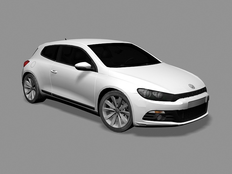 Volkswagen Scirocco Car 3d model download — 3D model download