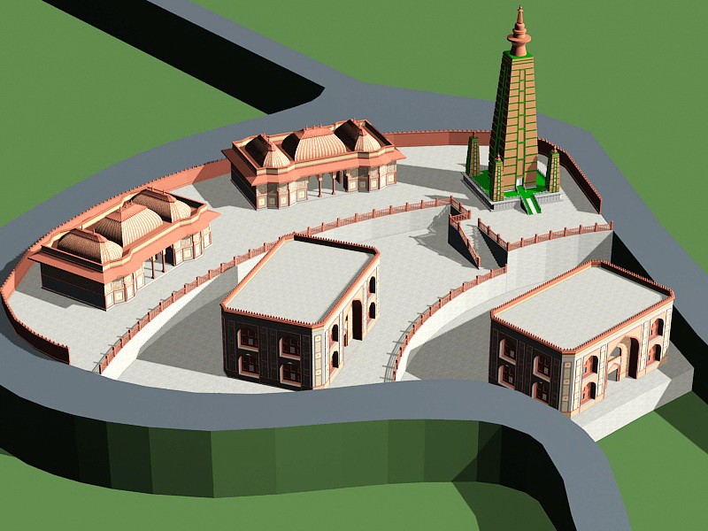 Ancient Persian Temple 3d model download — 3D model download