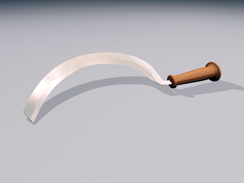 Hand Scythe Sickle 3d model download — 3D model download