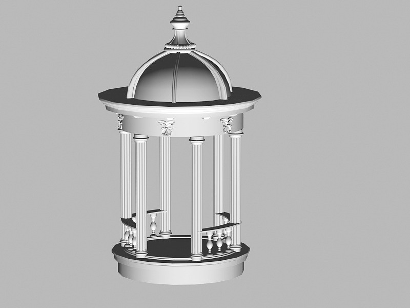 Roman Pavilion 3d model download — 3D model download