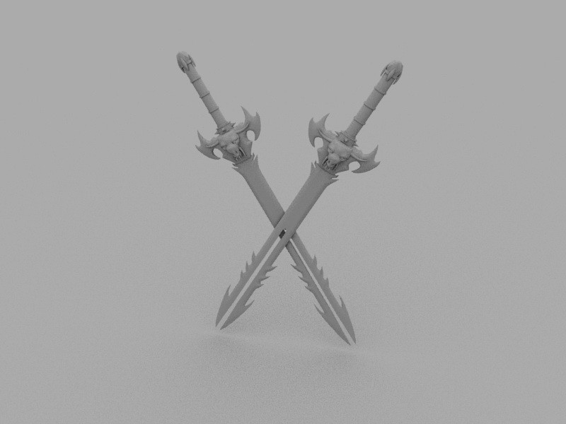 Orc Sword 3d model download — 3D model download