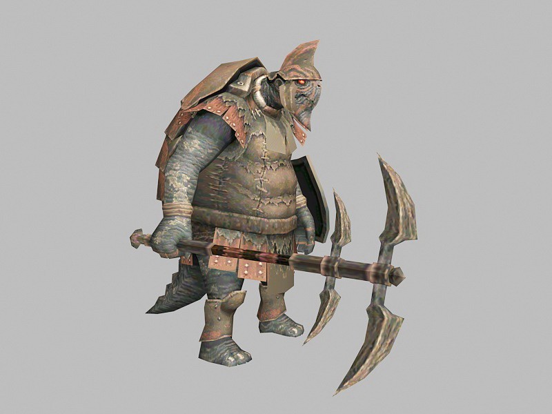 Pangolin Warrior 3d model download — 3D model download