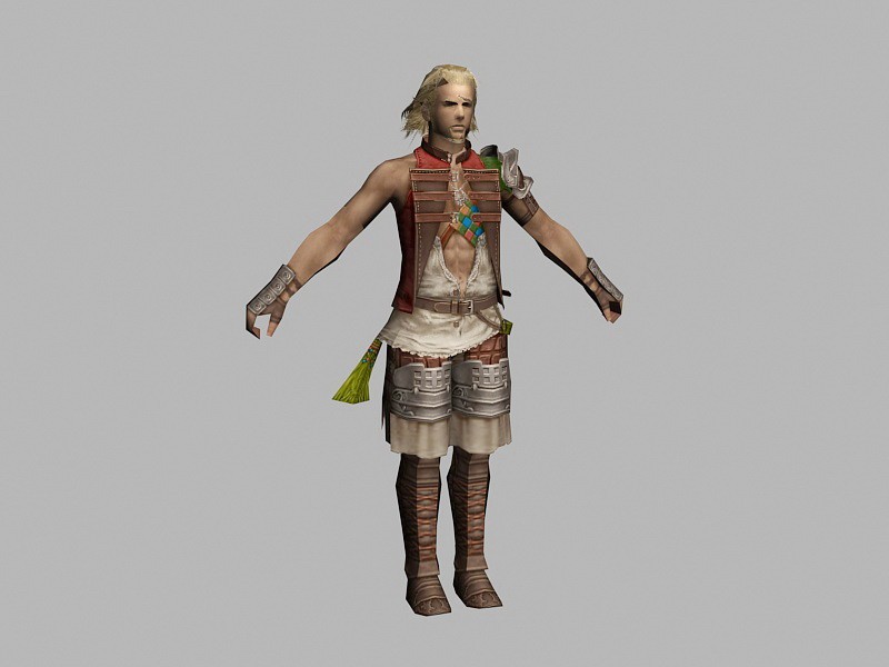 Basch fon Ronsenburg Final Fantasy 3d model download — 3D model download