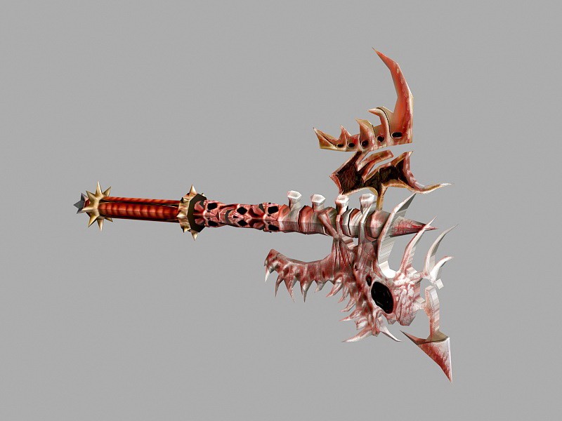Demon Axe 3d model download — 3D model download