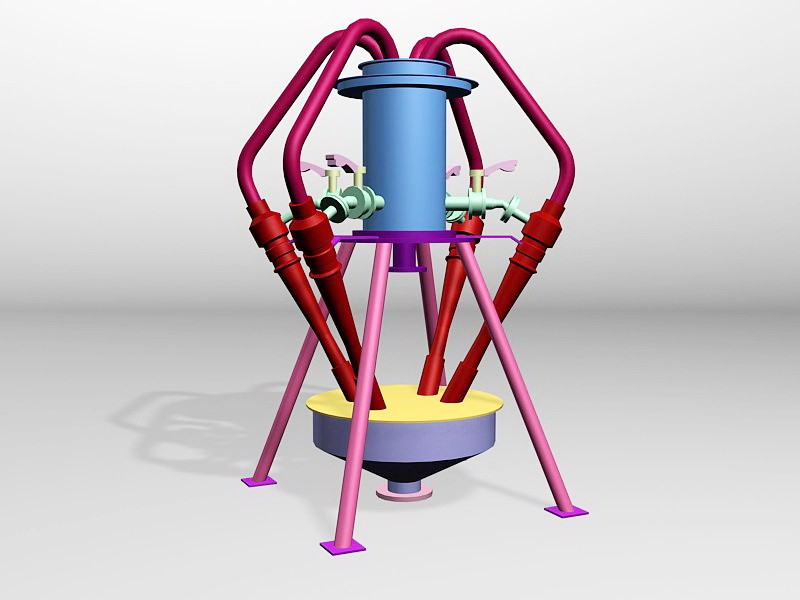 Industrial Hydrocyclone 3d model download — 3D model download