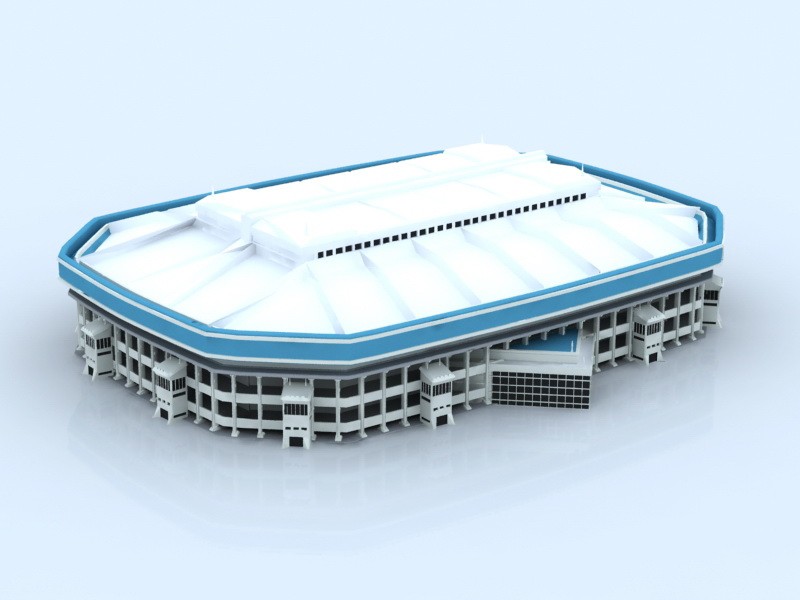 Covered Stadium 3d model download — 3D model download