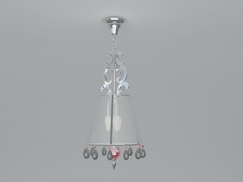 Multi Drop Pendant Lighting 3d model download — 3D model download