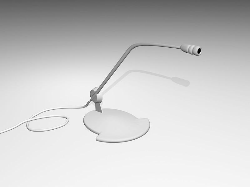 Desk Microphone 3d model download — 3D model download