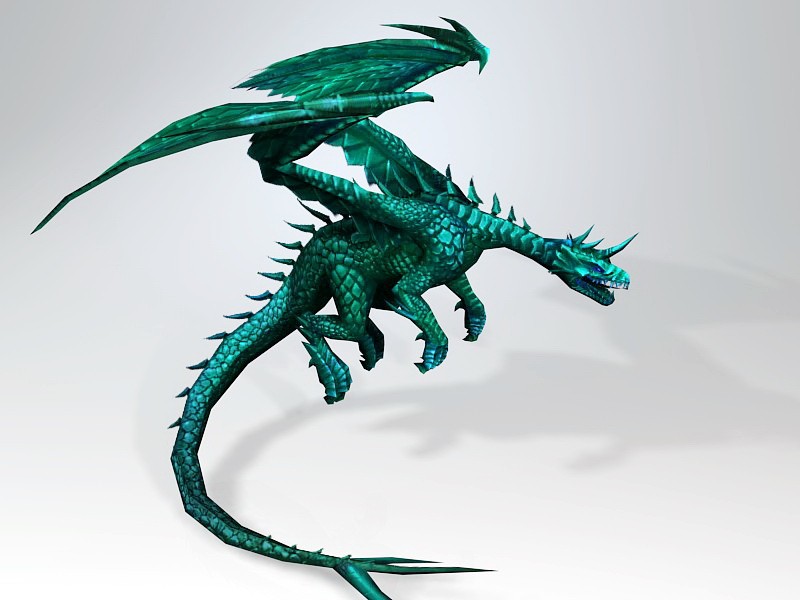 Blue Dragon 3d model download — 3D model download