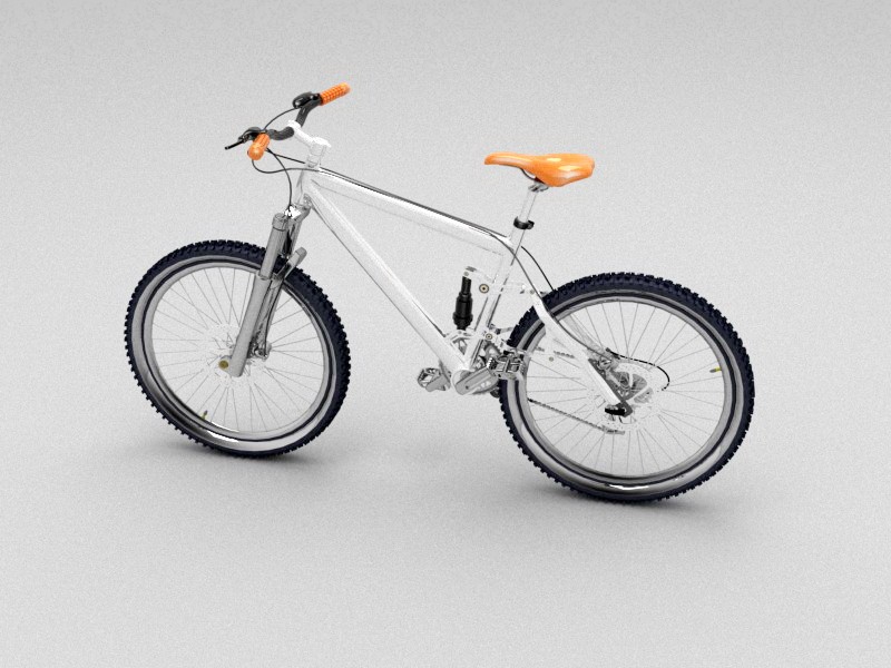 21 Speed Mountain Bike 3d model download — 3D model download