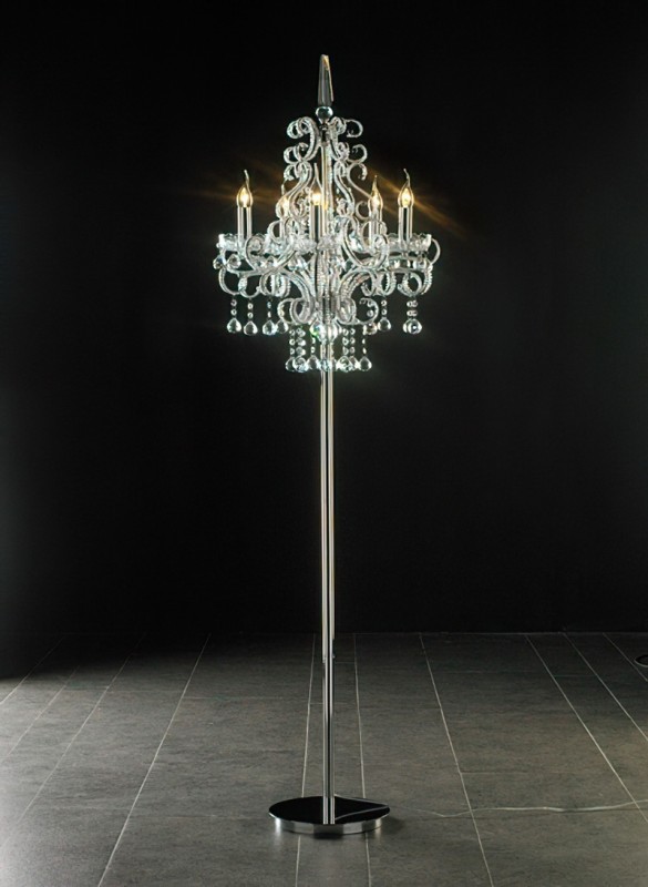 Chandelier Floor Lamp 3d model download — 3D model download