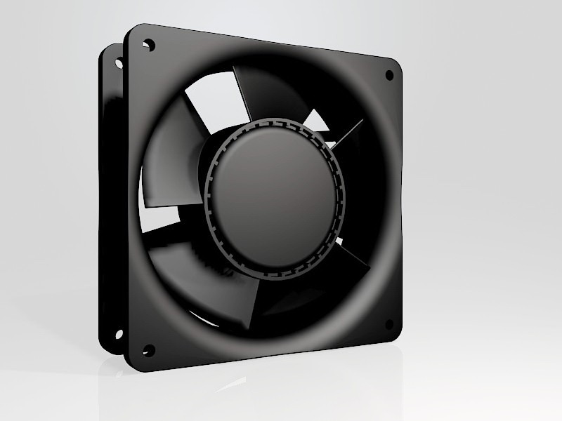 CPU Cooler Fan 3d model download — 3D model download