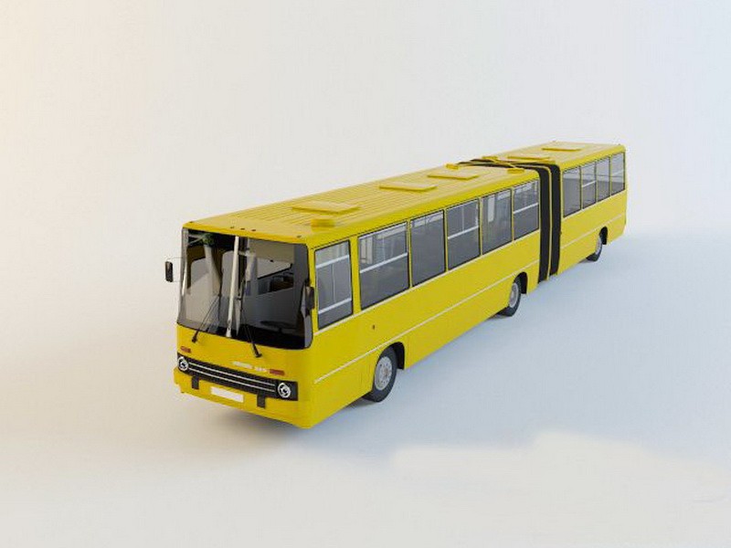Ikarus 280 Articulated Bus 3d model download — 3D model download