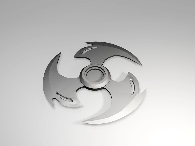 Cool Ninja Shuriken 3d model download — 3D model download