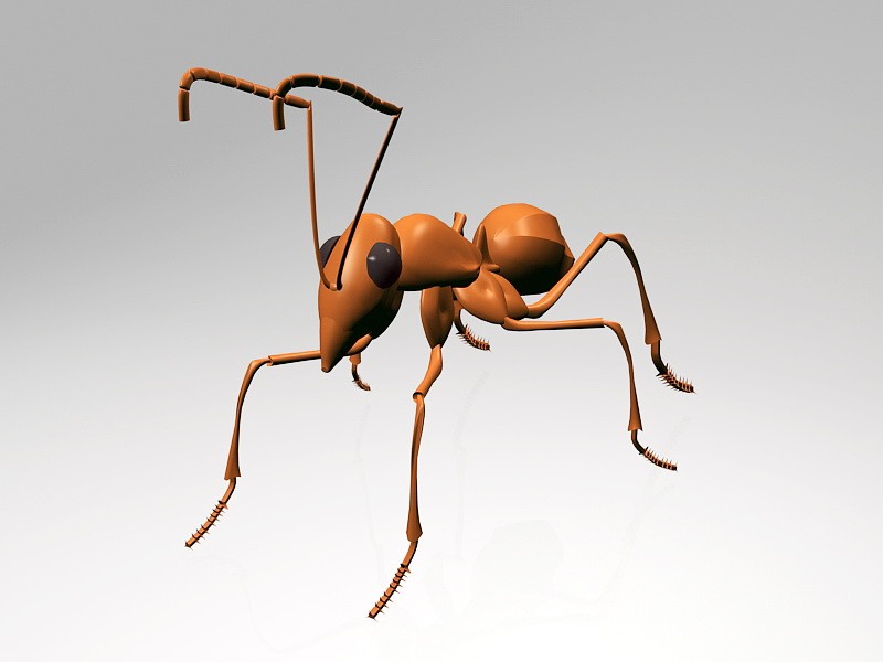 Big Red Ant 3d model download — 3D model download